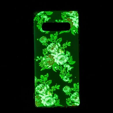 Силіконовий (TPU) чохол Deexe LumiCase для Samsung Galaxy S10 Plus (G975) - Vivid Flowers