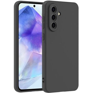 Силиконовый (TPU) чехол Deexe Matte Case для Samsung Galaxy A36 (A366) / A56 (A566) - Black