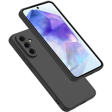 Силиконовый (TPU) чехол Deexe Matte Case для Samsung Galaxy A36 (A366) / A56 (A566) - Black