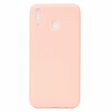 Силиконовый (TPU) чехол Deexe Matte Case для Samsung Galaxy M20 (M205) - Pink