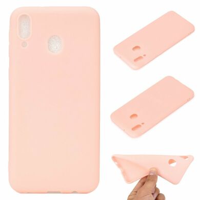 Силиконовый (TPU) чехол Deexe Matte Case для Samsung Galaxy M20 (M205) - Pink