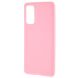 Силиконовый (TPU) чехол Deexe Matte Case для Samsung Galaxy S20 FE (G780) - Pink. Фото 2 из 6