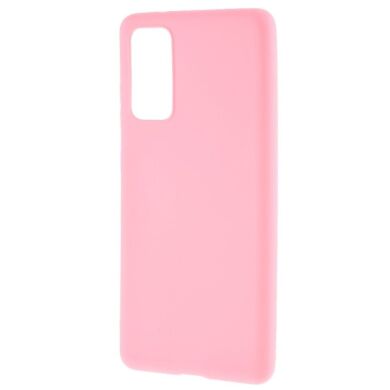 Силиконовый (TPU) чехол Deexe Matte Case для Samsung Galaxy S20 FE (G780) - Pink