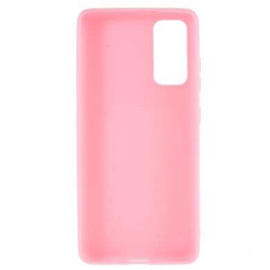 Силиконовый (TPU) чехол Deexe Matte Case для Samsung Galaxy S20 FE (G780) - Pink