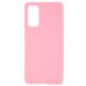 Силиконовый (TPU) чехол Deexe Matte Case для Samsung Galaxy S20 FE (G780) - Pink. Фото 1 из 6