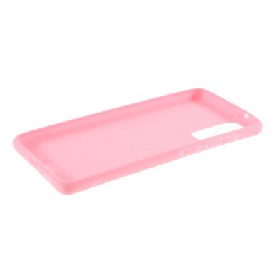 Силиконовый (TPU) чехол Deexe Matte Case для Samsung Galaxy S20 FE (G780) - Pink