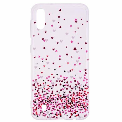 Силіконовий (TPU) чохол Deexe Pretty Glossy для Samsung Galaxy A10 (A105) - Pretty Hearts