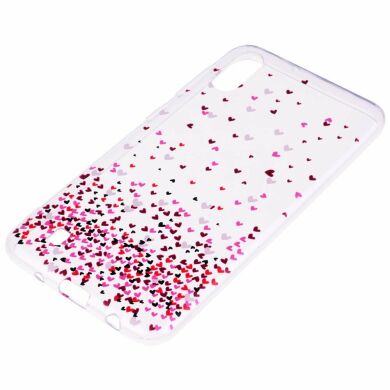 Силіконовий (TPU) чохол Deexe Pretty Glossy для Samsung Galaxy A10 (A105) - Pretty Hearts
