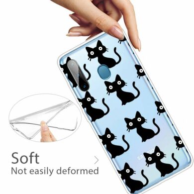 Силіконовий (TPU) чохол Deexe Pretty Glossy для Samsung Galaxy A11 (A115) / Galaxy M11 (M115) - Cats