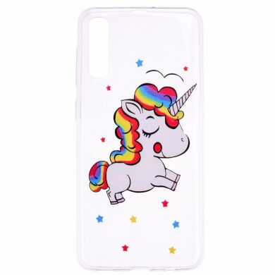 Силіконовий (TPU) чохол Deexe Pretty Glossy для Samsung Galaxy A50 (A505) / A30s (A307) / A50s (A507), Unicorn