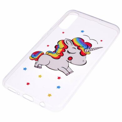 Силіконовий (TPU) чохол Deexe Pretty Glossy для Samsung Galaxy A50 (A505) / A30s (A307) / A50s (A507), Unicorn