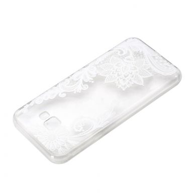 Силіконовий (TPU) чохол Deexe Pretty Glossy для Samsung Galaxy J4+ (J415) - Lace Flower