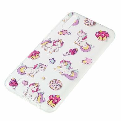 Силиконовый (TPU) чехол Deexe Pretty Glossy для Samsung Galaxy M10 (M105) - Unicorn