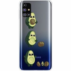 Силіконовий (TPU) чохол Deexe Pretty Glossy для Samsung Galaxy M31s (M317) - Avocado