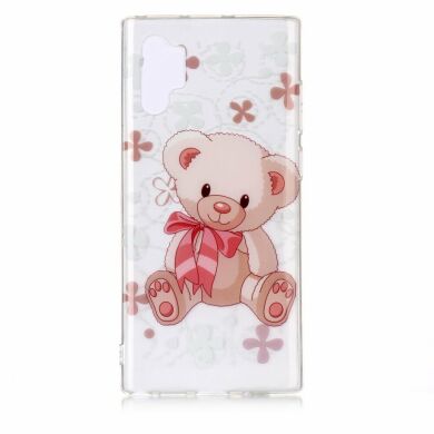 Силіконовий (TPU) чохол Deexe Pretty Glossy для Samsung Galaxy Note 10+ (N975) - Bear