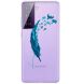 Силиконовый (TPU) чехол Deexe Pretty Glossy для Samsung Galaxy S21 FE (G990) - Feather. Фото 1 из 4