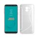 Силиконовый (TPU) чехол Deexe S Line для Samsung Galaxy J6 2018 (J600) - White. Фото 1 из 2