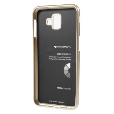 Силіконовий (TPU) чохол MERCURY iJelly Cover для Samsung Galaxy J6+ (J610), Gold