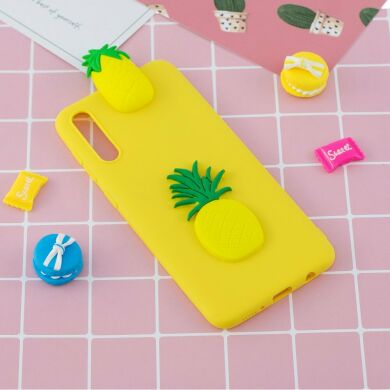 Силіконовий (TPU) чохол UniCase 3D Cartoon Pattern для Samsung Galaxy A50 (A505) / A30s (A307) / A50s (A507) - Pineapple