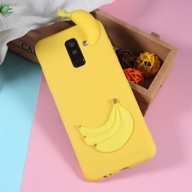 Силиконовый (TPU) чехол UniCase 3D Pattern для Samsung Galaxy A6+ 2018 (A605) - Banana Pattern