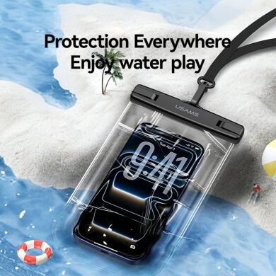 Влагозащитный чехол USAMS YD016 Waterproof Case - Transparent
