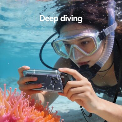 Влагозащитный чехол USAMS YD016 Waterproof Case - Transparent