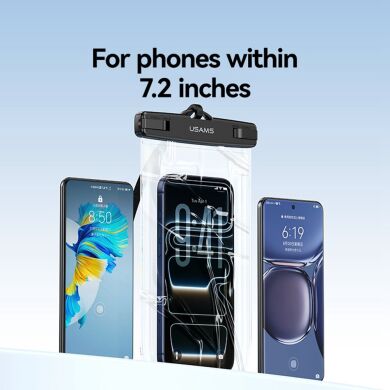 Влагозащитный чехол USAMS YD016 Waterproof Case - Transparent