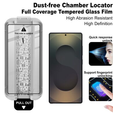 Защитное стекло IMAK Easy Install Full Glue для Samsung Galaxy S25 Ultra (S938) - Black