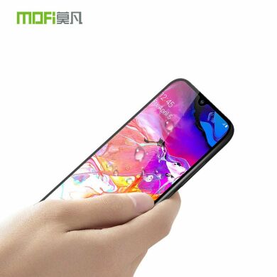 Защитное стекло MOFI 9H Full Cover Glass для Samsung Galaxy A70 (A705) - Black