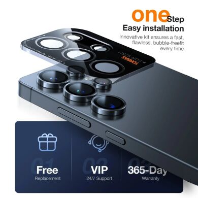 Захисне скло на камеру TORRAS Lensguard для Samsung Galaxy S25 Ultra (S938) - Black