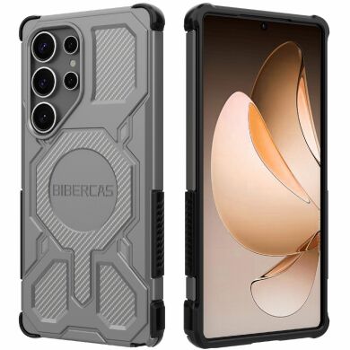 Защитный чехол Deexe Bibercas J-16 Series для Samsung Galaxy S25 Ultra (S938) - Grey