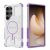 Захисний чохол Deexe Clear Bibercas для Samsung Galaxy S25 Ultra (S938) - Purple