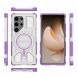 Защитный чехол Deexe Clear Bibercas для Samsung Galaxy S25 Ultra (S938) - Purple. Фото 6 из 7