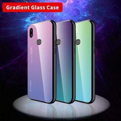 Защитный чехол Deexe Gradient Color для Samsung Galaxy A10s (A107) - Dark Blue/Rose
