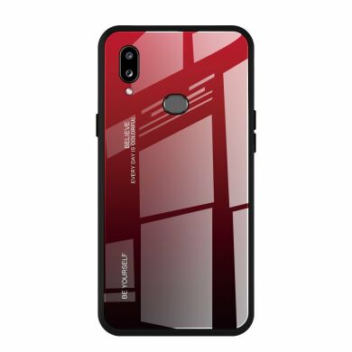 Защитный чехол Deexe Gradient Color для Samsung Galaxy A10s (A107) - Red/Black