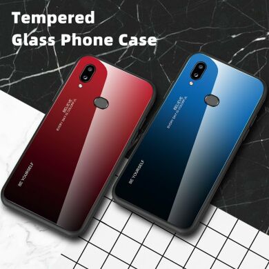 Защитный чехол Deexe Gradient Color для Samsung Galaxy A10s (A107) - Red/Black