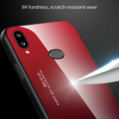 Защитный чехол Deexe Gradient Color для Samsung Galaxy A10s (A107) - Red/Black