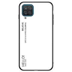 Защитный чехол Deexe Gradient Color для Samsung Galaxy A12 (A125) / A12 Nacho (A127) - White
