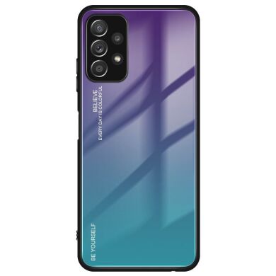 Захисний чохол Deexe Gradient Color для Samsung Galaxy A32 (А325) - Purple / Blue