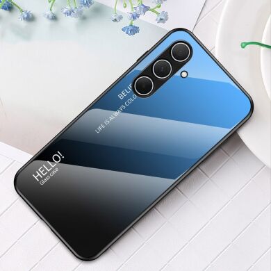 Захисний чохол Deexe Gradient Color для Samsung Galaxy A56 (A566) - Blue / Black