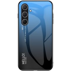 Захисний чохол Deexe Gradient Color для Samsung Galaxy A56 (A566) - Blue / Black