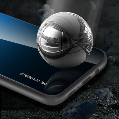 Защитный чехол Deexe Gradient Color для Samsung Galaxy A71 (A715) - Blue / Black