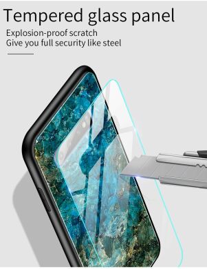 Защитный чехол Deexe Gradient Pattern для Samsung Galaxy S10 (G973) - Emerald