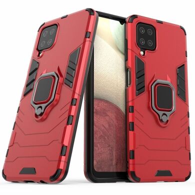 Захисний чохол Deexe Hybrid Case для Samsung Galaxy A12 (A125) / A12 Nacho (A127) - Red