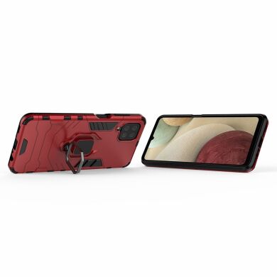 Захисний чохол Deexe Hybrid Case для Samsung Galaxy A12 (A125) / A12 Nacho (A127) - Red