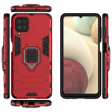 Защитный чехол Deexe Hybrid Case для Samsung Galaxy A12 (A125) / A12 Nacho (A127) - Red