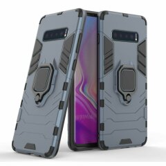 Защитный чехол Deexe Hybrid Case для Samsung Galaxy S10 Plus (G975) - Dark Blue