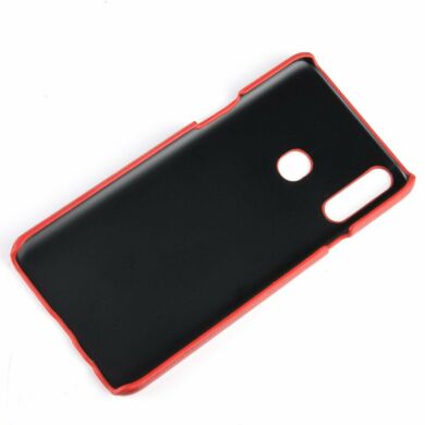 Захисний чохол Deexe Leather Back Cover для Samsung Galaxy A20s (A207) - Red