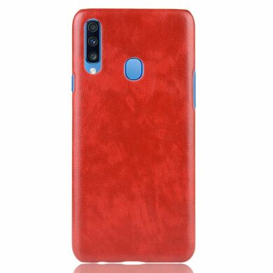 Захисний чохол Deexe Leather Back Cover для Samsung Galaxy A20s (A207) - Red