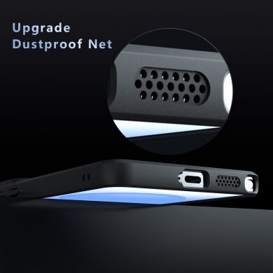 Захисний чохол Deexe Matte Skin Kickstand with MagSafe для Samsung Galaxy S24 Ultra (S928) - Black